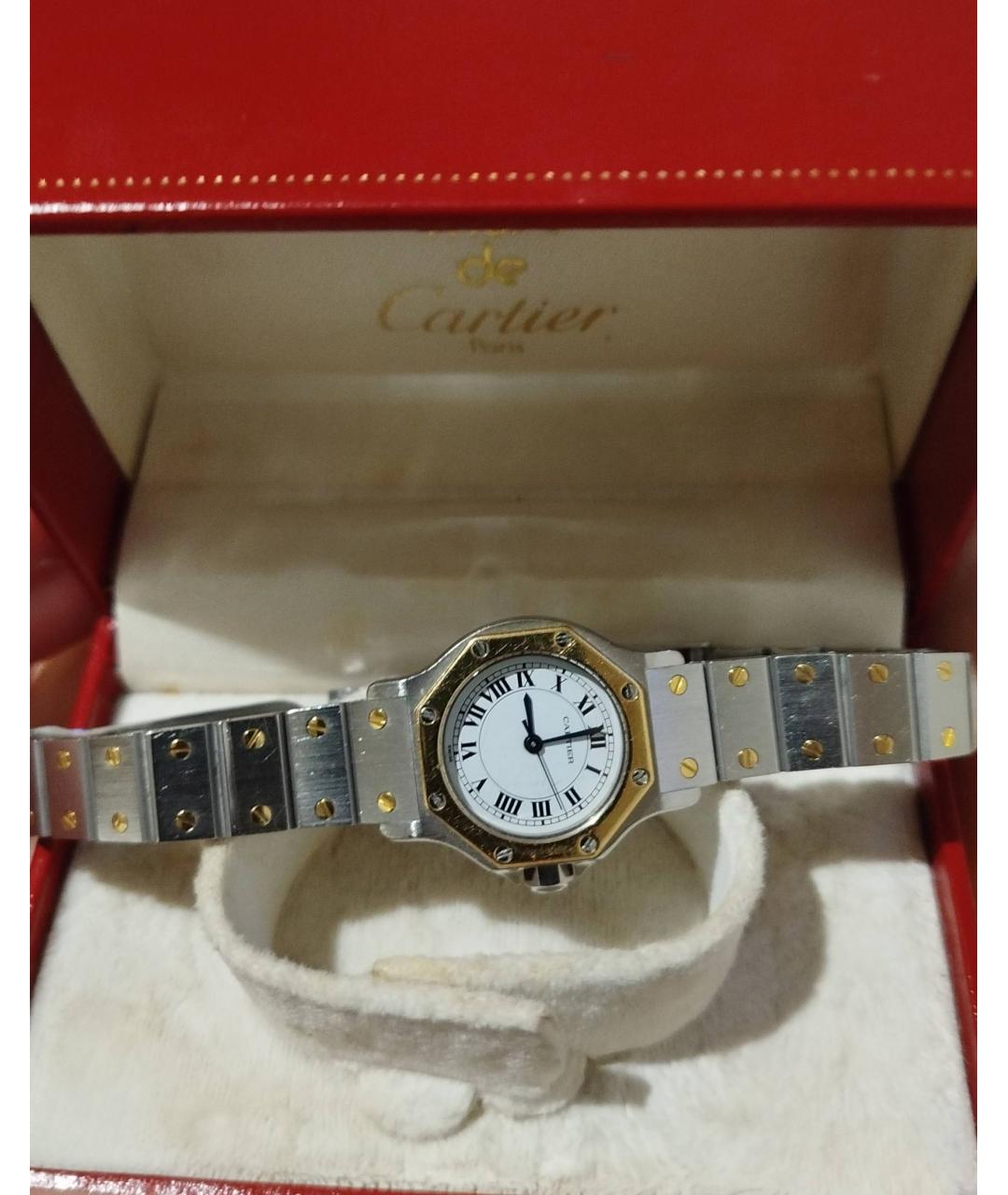 CARTIER Серебряные часы, фото 4