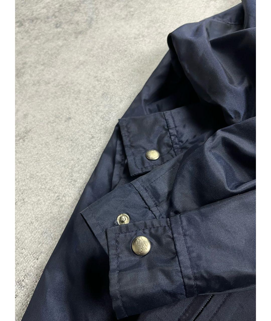 STUSSY Темно-синяя синтетическая куртка, фото 4
