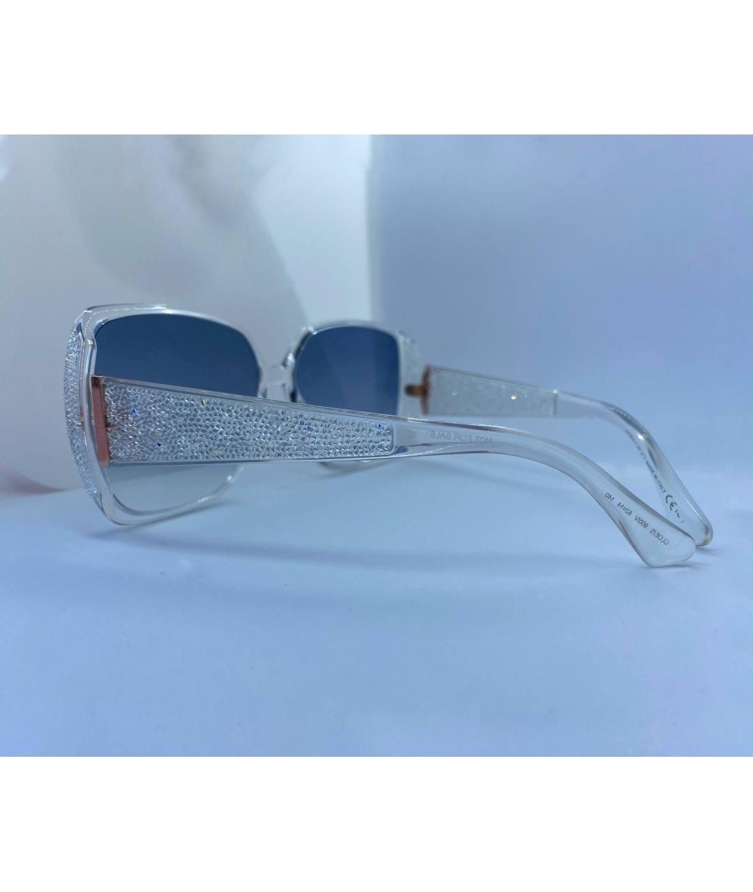 JIMMY CHOO Серебряные пластиковые солнцезащитные очки, фото 4