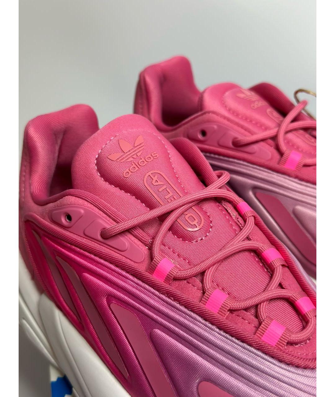 ADIDAS Розовые текстильные кроссовки, фото 3