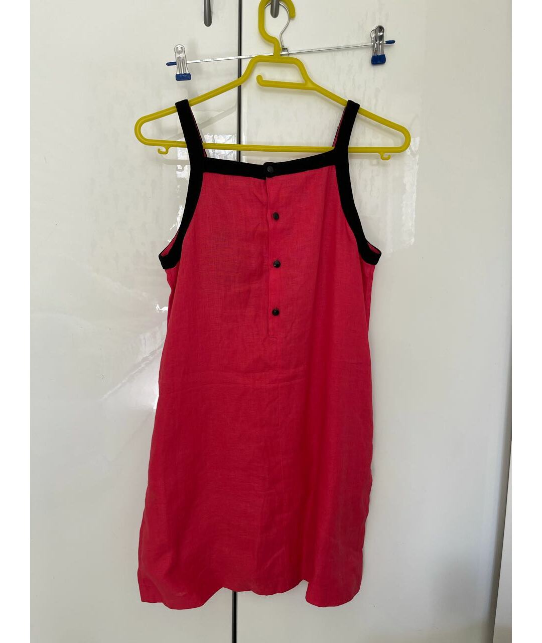 SONIA RYKIEL Красное льняное коктейльное платье, фото 3
