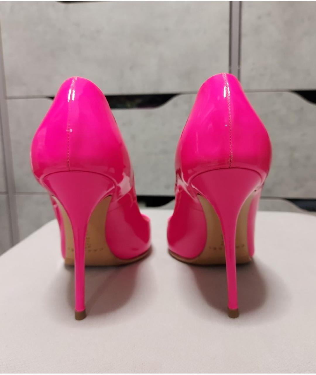 CASADEI Розовые туфли из лакированной кожи, фото 4