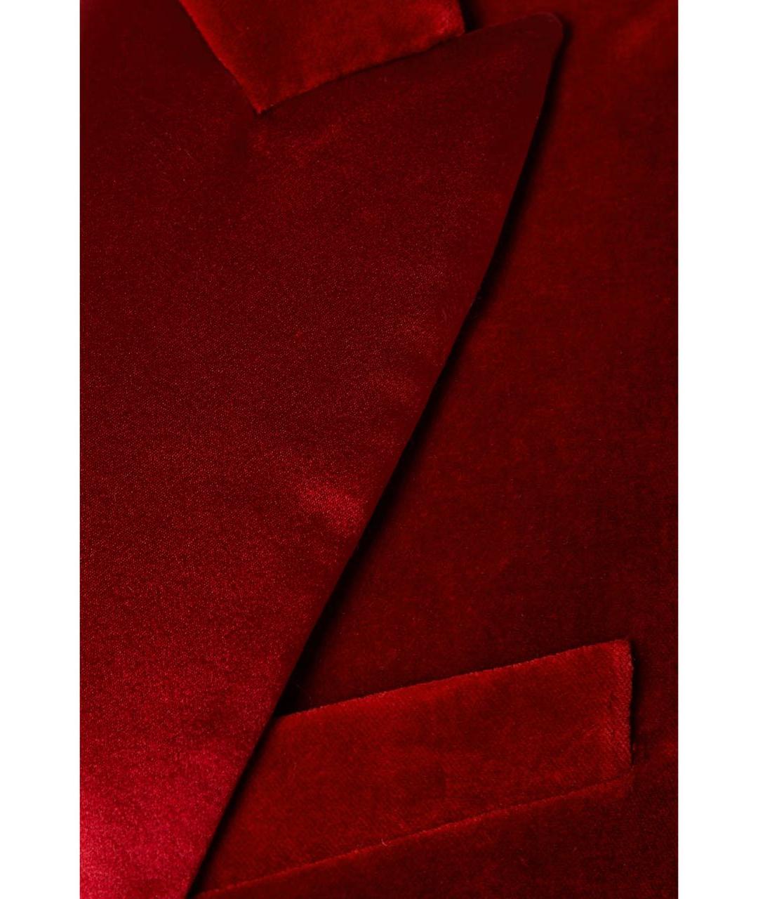 NILI LOTAN Красный хлопковый жакет/пиджак, фото 3
