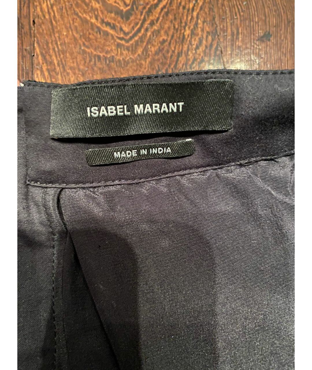 ISABEL MARANT Антрацитовая вискозная юбка мини, фото 3