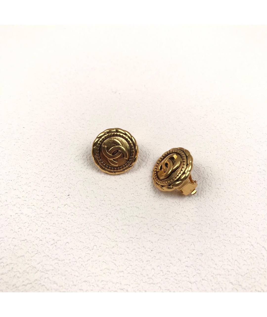 CHANEL Желтые серьги, фото 3