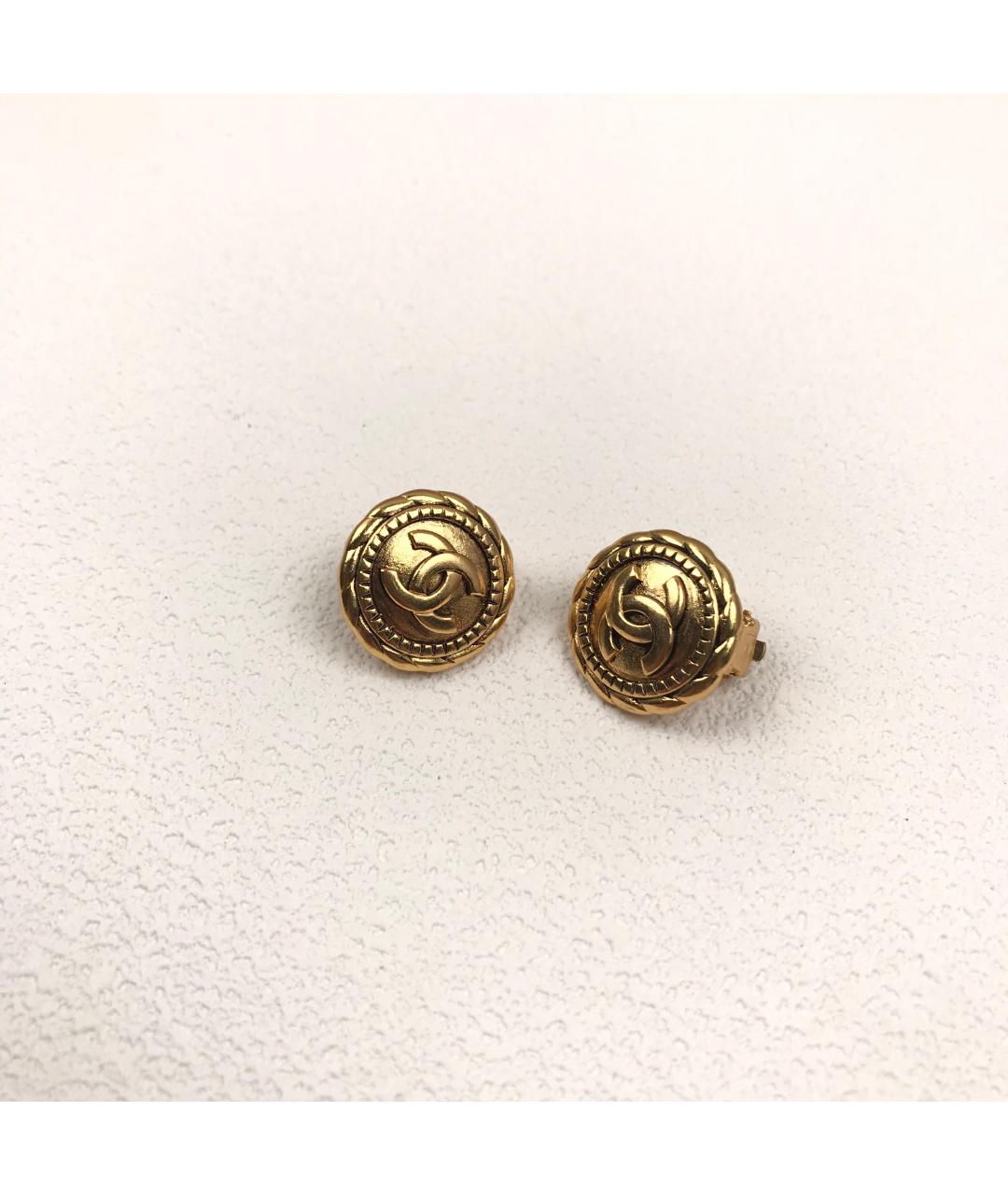 CHANEL Желтые серьги, фото 2