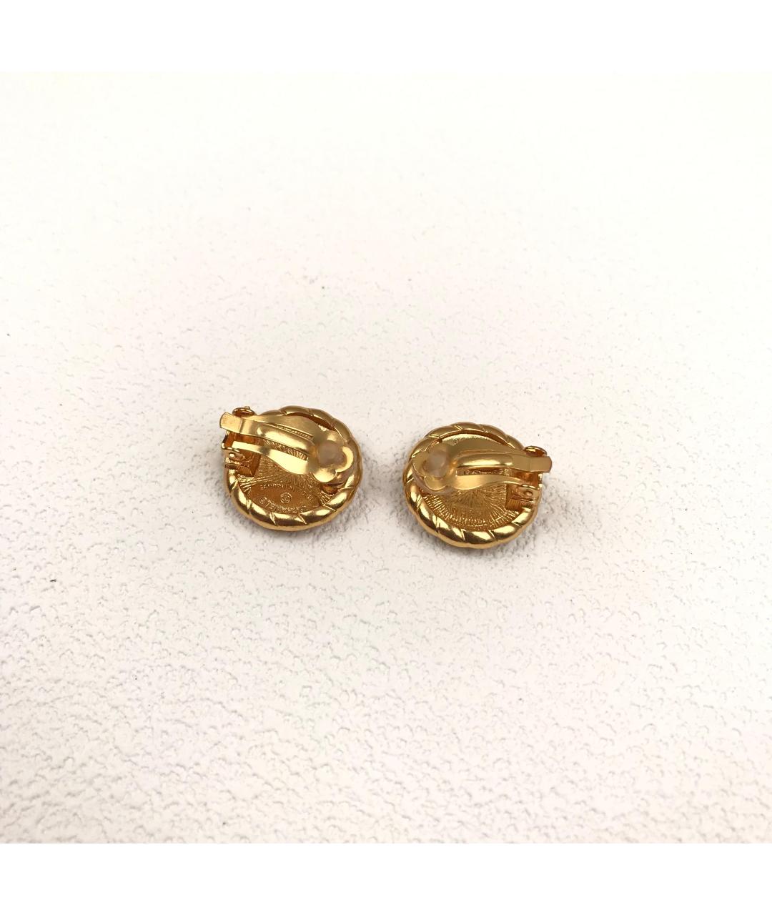 CHANEL Желтые серьги, фото 5