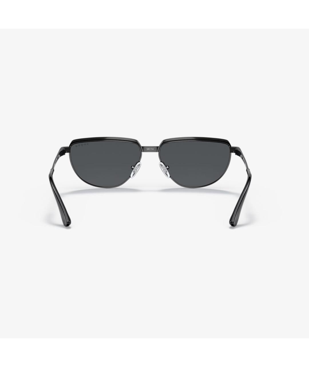 VOGUE EYEWEAR Черные металлические солнцезащитные очки, фото 3