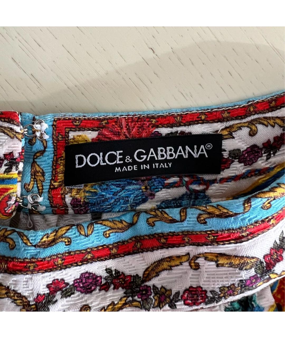 DOLCE&GABBANA Креповая юбка мини, фото 2