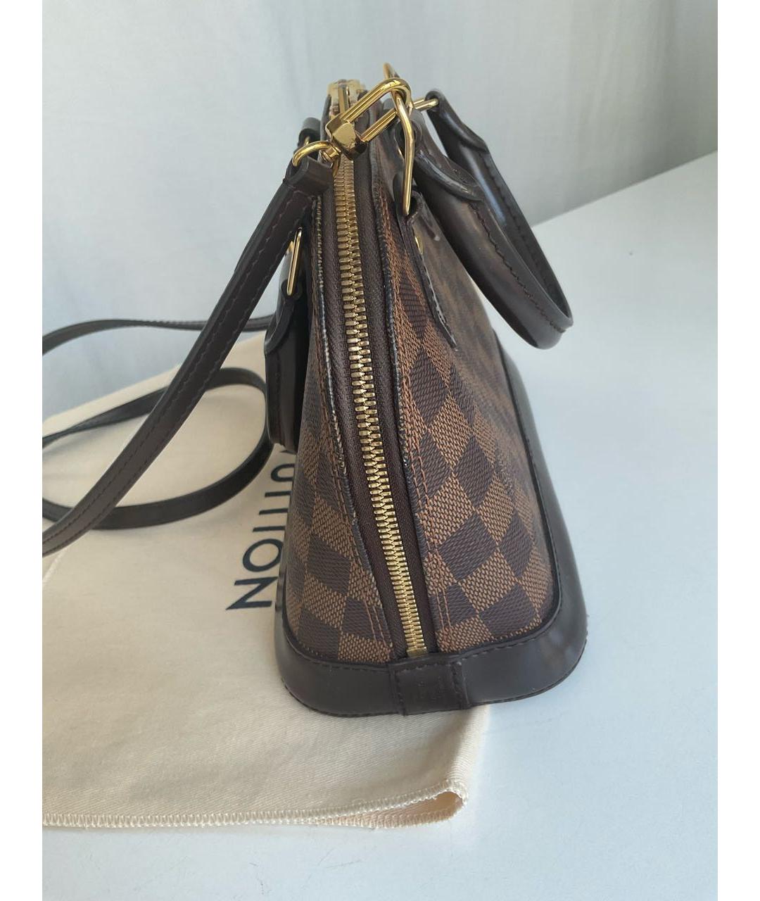 LOUIS VUITTON Коричневая сумка с короткими ручками, фото 9