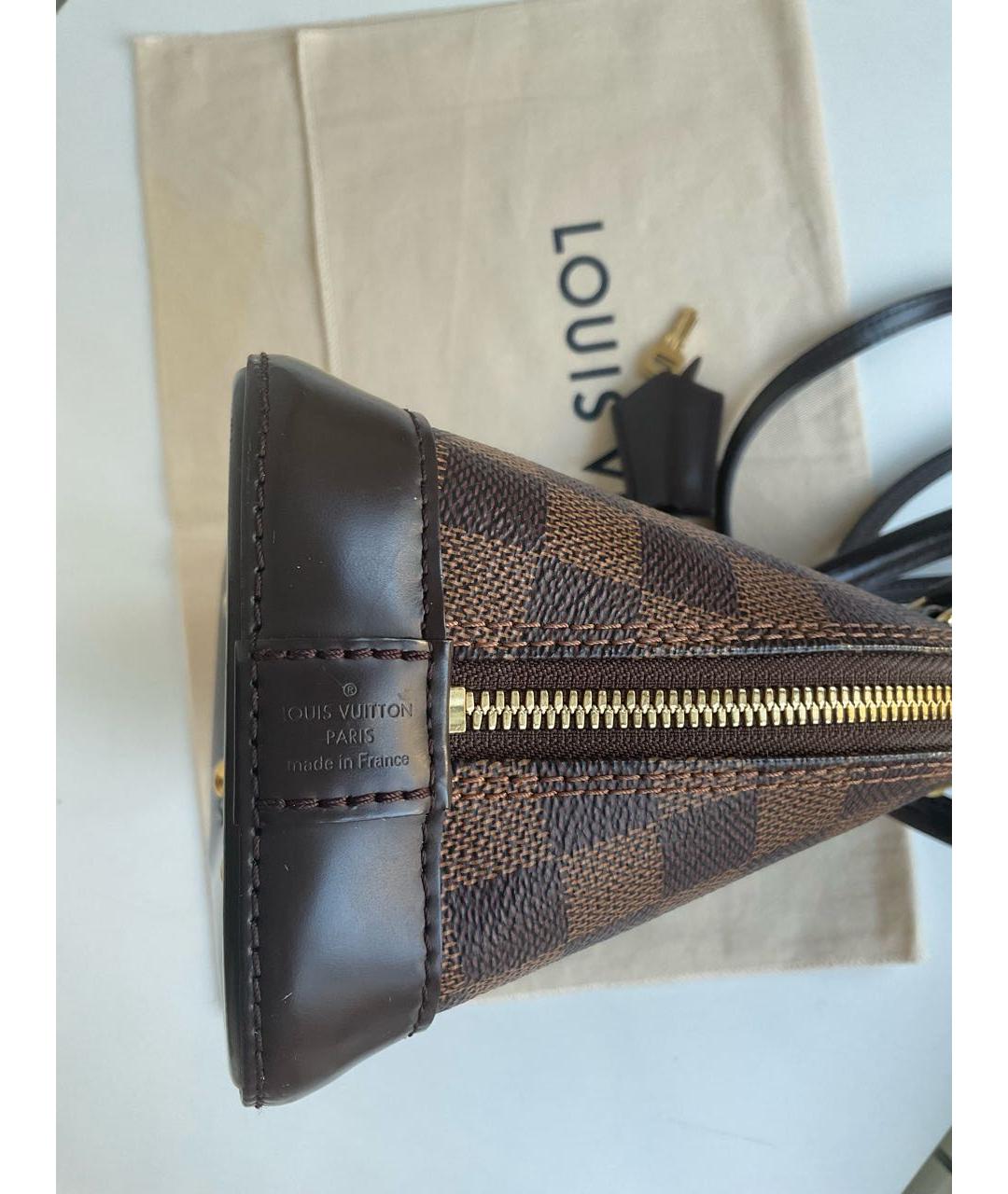 LOUIS VUITTON Коричневая сумка с короткими ручками, фото 6