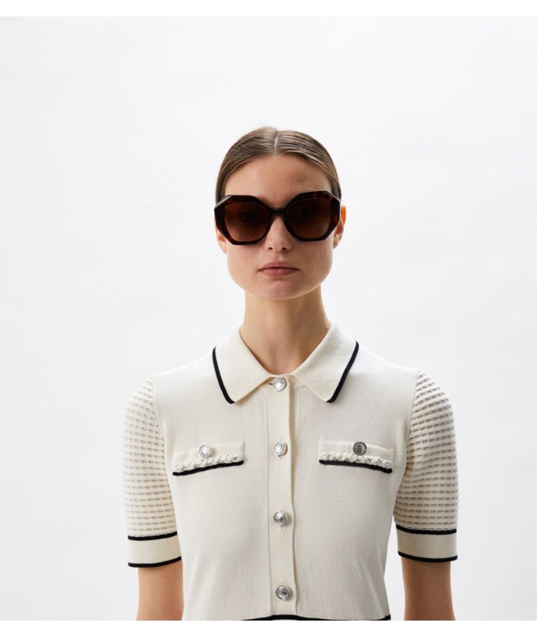PRADA Коричневые солнцезащитные очки, фото 7