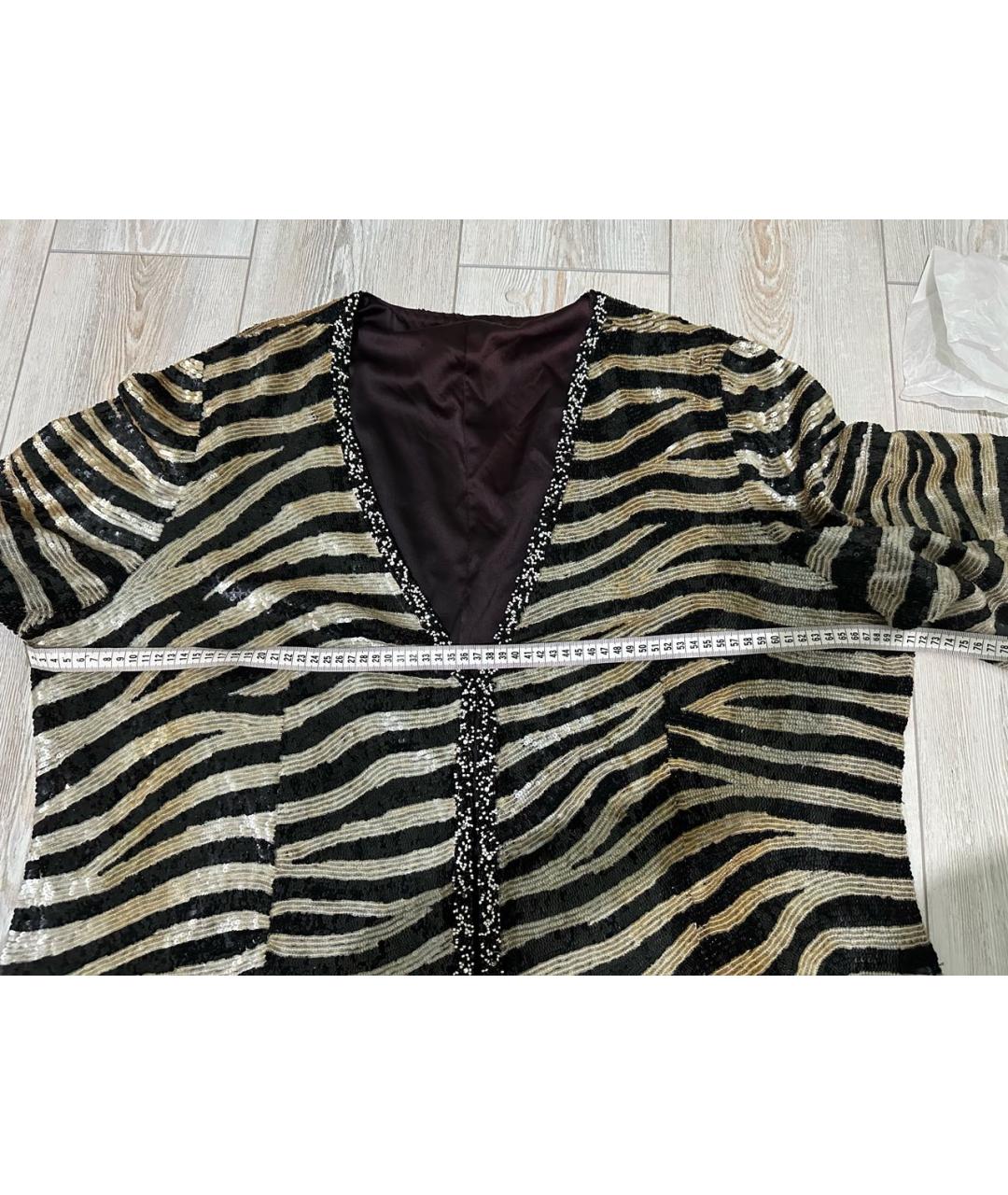 MARIANNE Черный атласный жакет/пиджак, фото 8