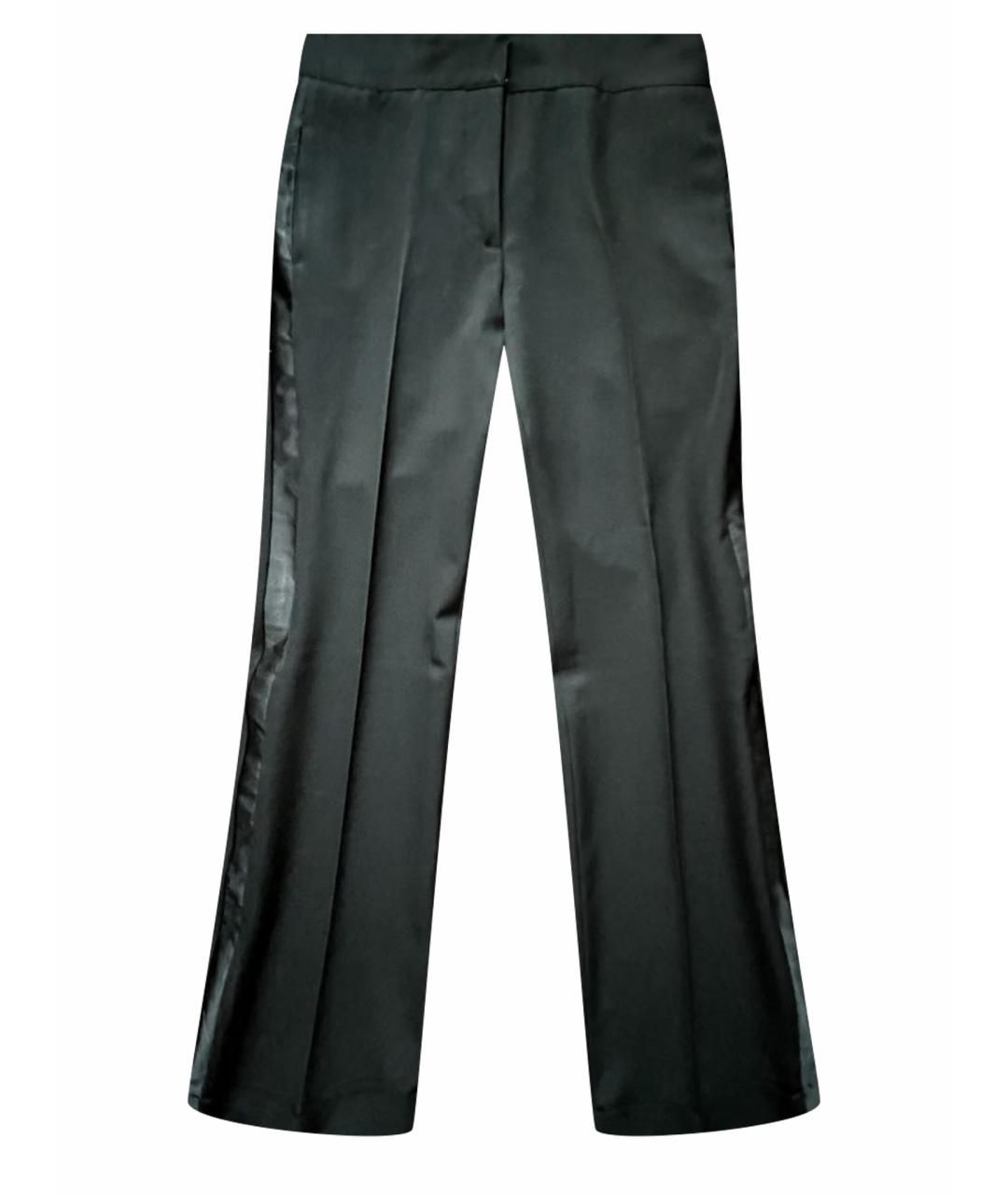ROBERTO CAVALLI Черные прямые брюки, фото 1