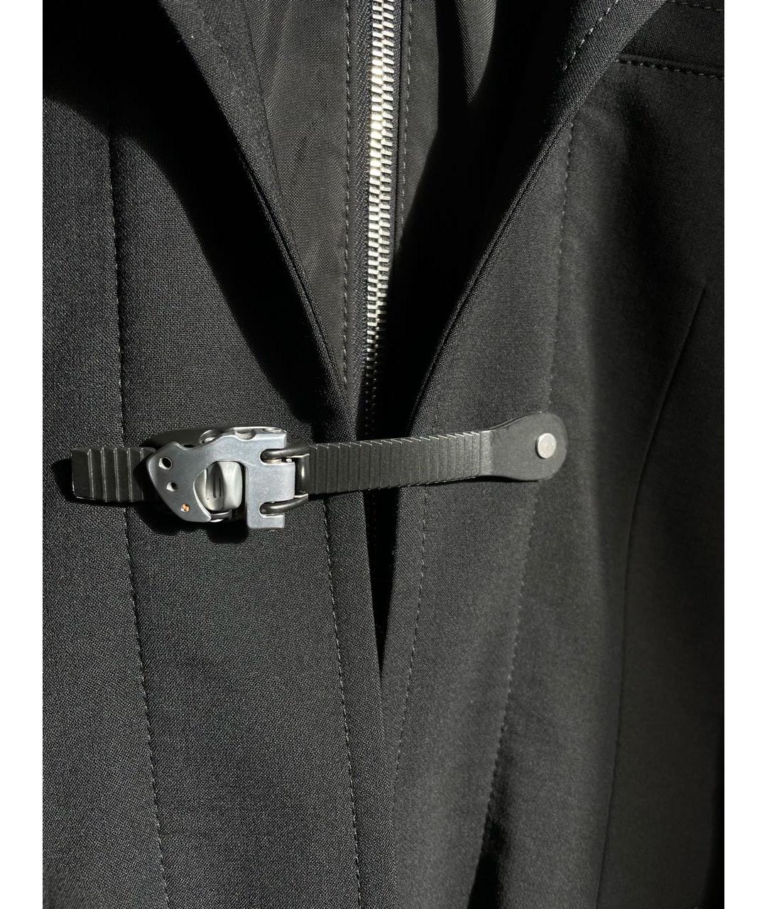 DSQUARED2 Черное шерстяное пальто, фото 4