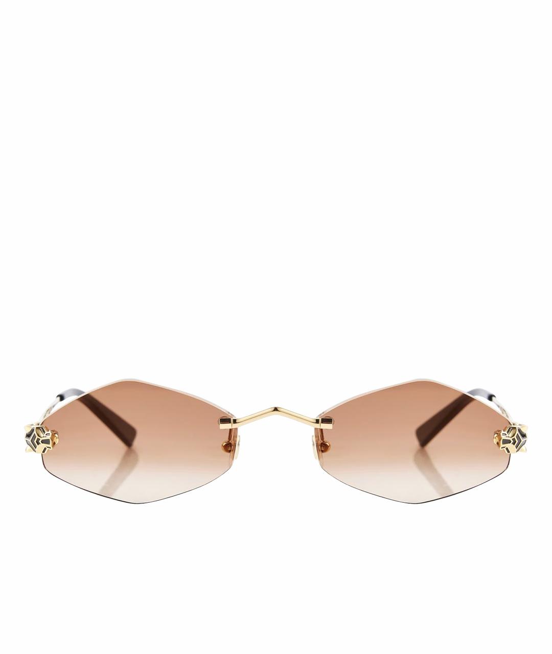 CARTIER Коричневые солнцезащитные очки, фото 1