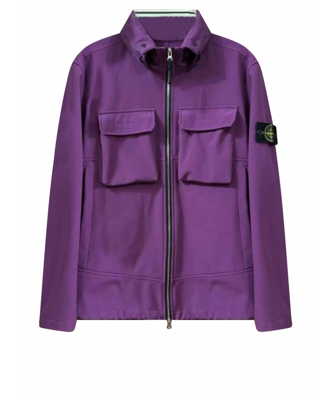 STONE ISLAND Фуксия полиэстеровая куртка, фото 1