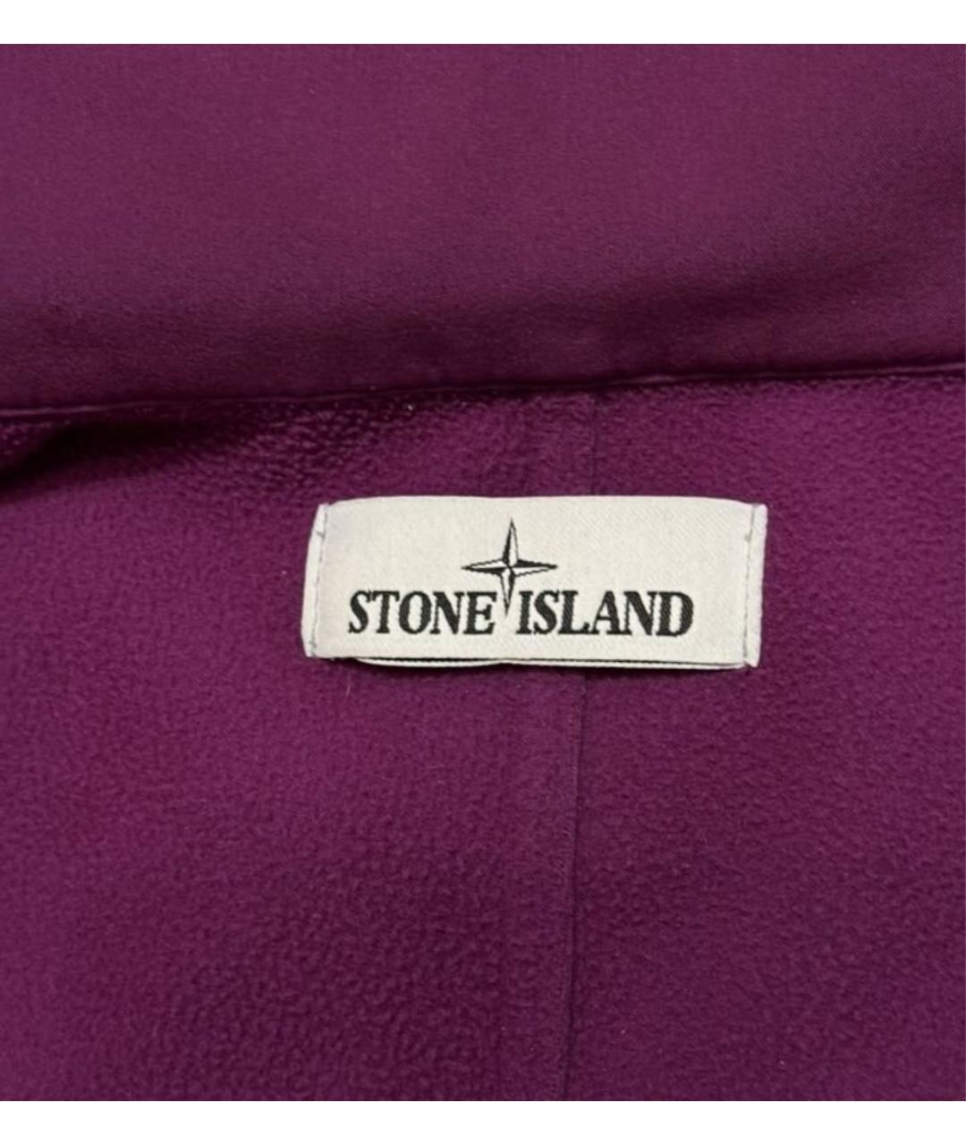 STONE ISLAND Фуксия полиэстеровая куртка, фото 3