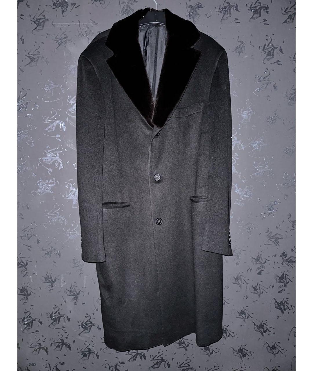 BRIONI Черное кашемировое пальто, фото 6