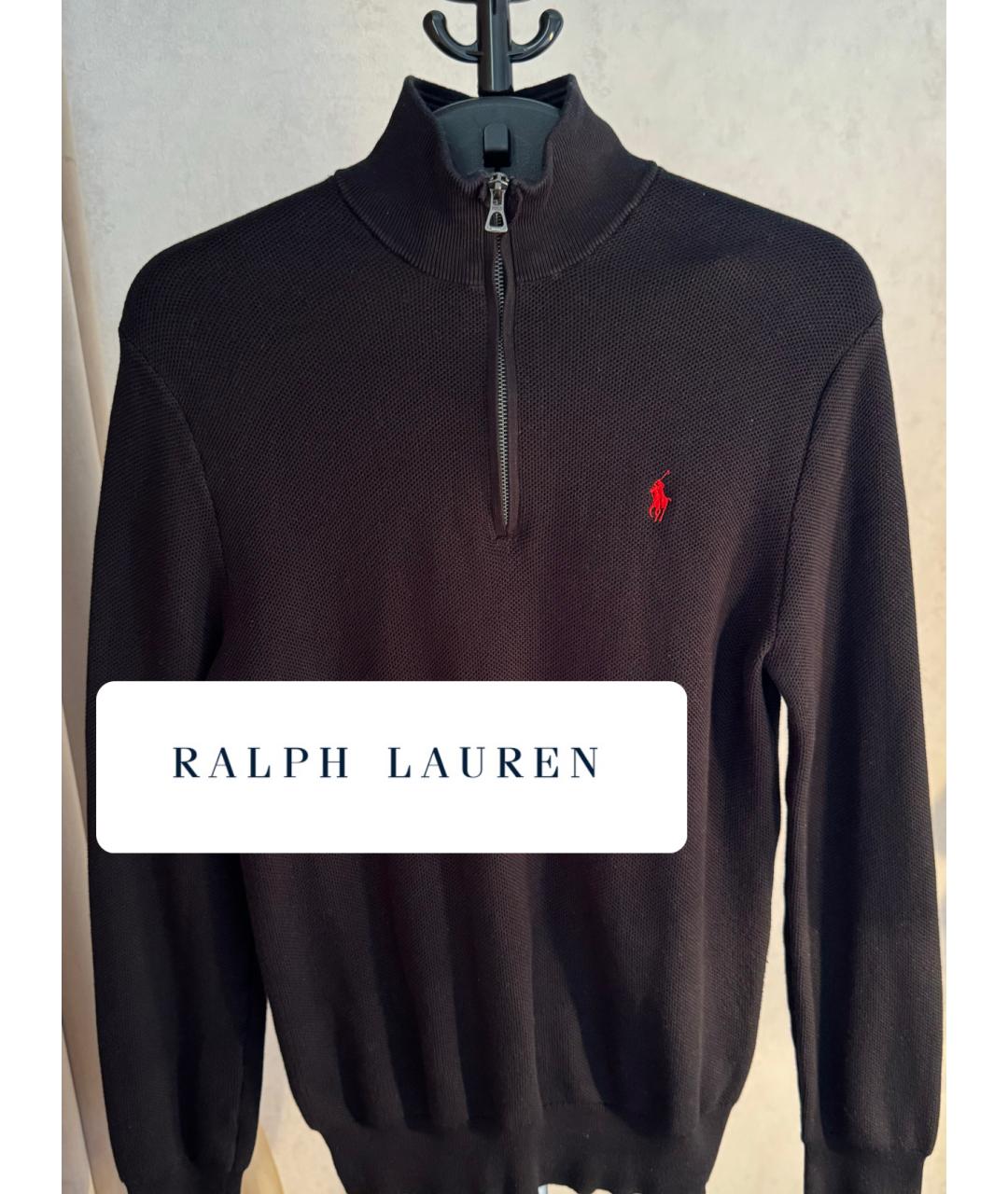 POLO RALPH LAUREN Синий хлопковый джемпер / свитер, фото 2