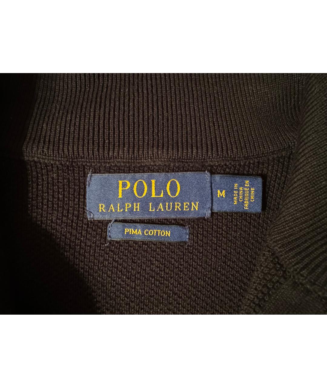 POLO RALPH LAUREN Синий хлопковый джемпер / свитер, фото 5