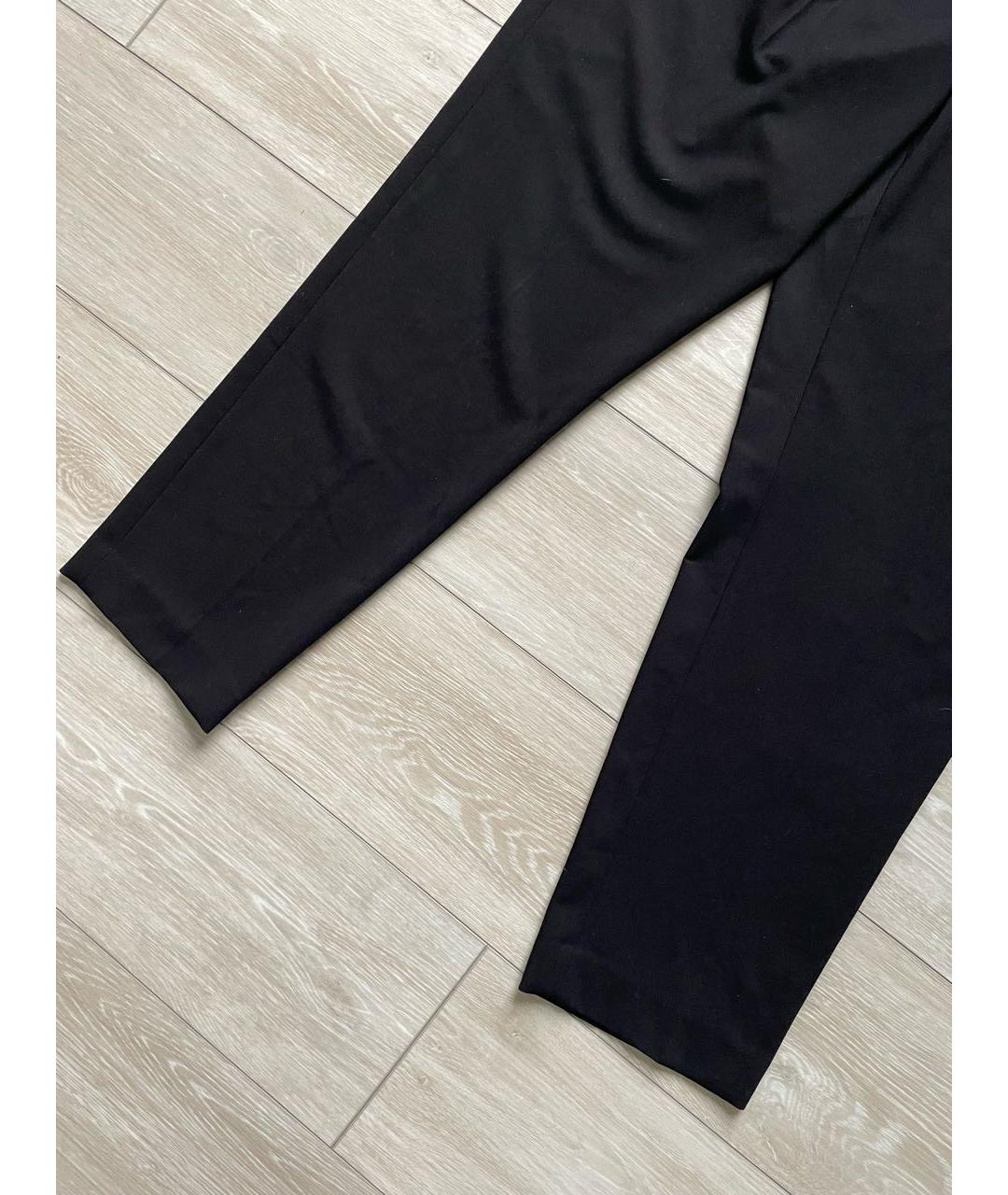 CALVIN KLEIN Черные полиэстеровые брюки узкие, фото 7