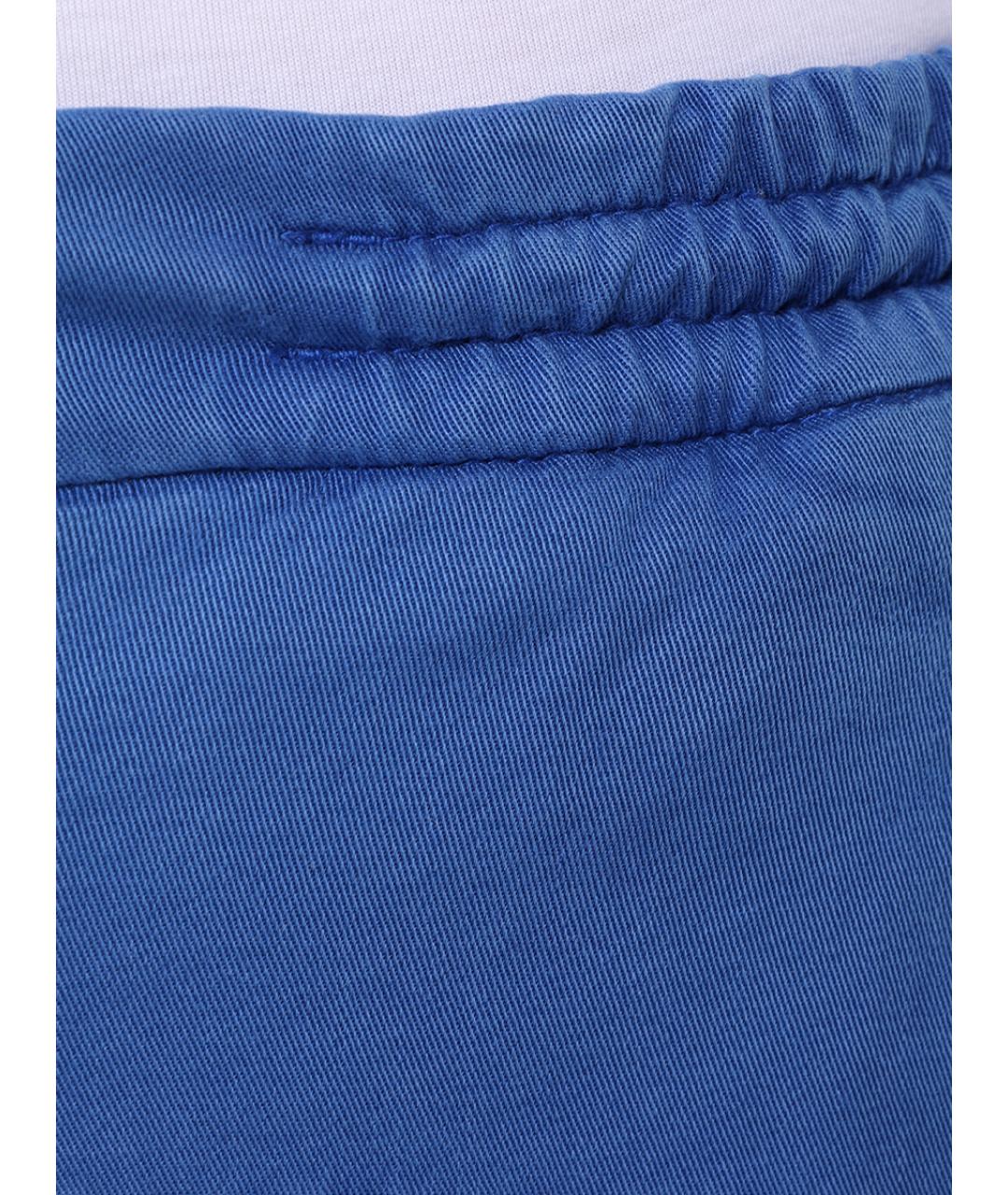 KITON Голубые брюки чинос, фото 6