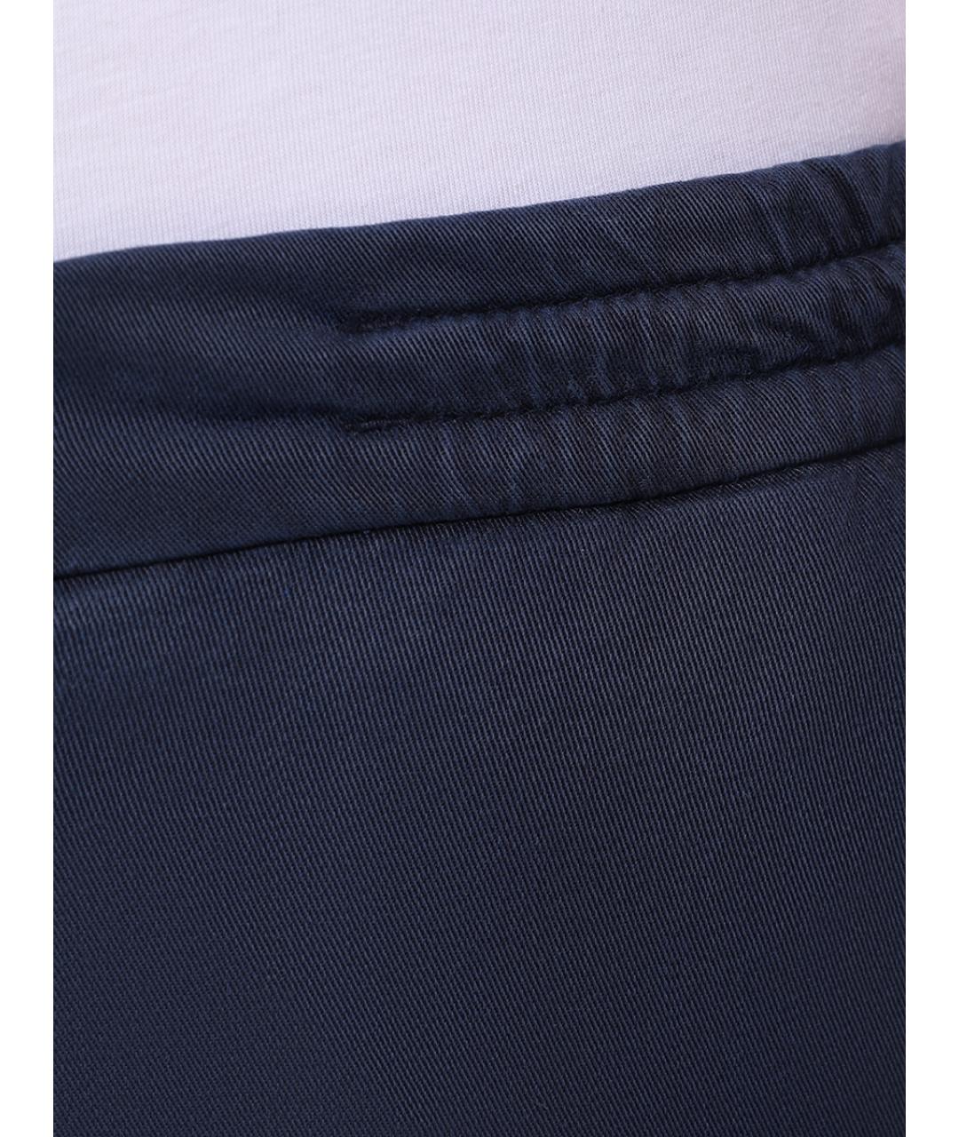 KITON Синие брюки чинос, фото 6