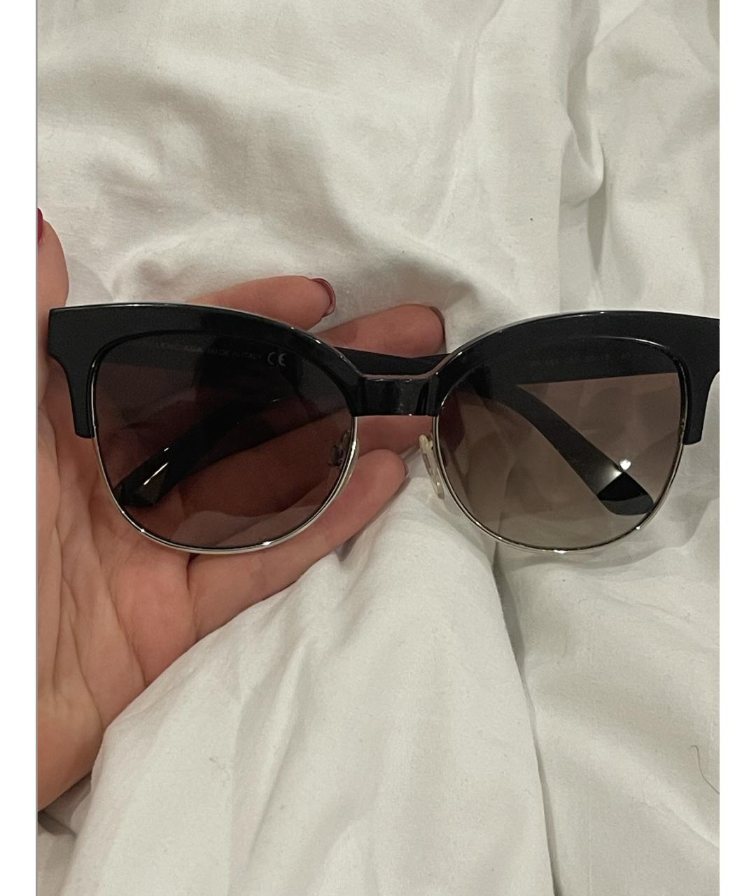BALENCIAGA Черные солнцезащитные очки, фото 5