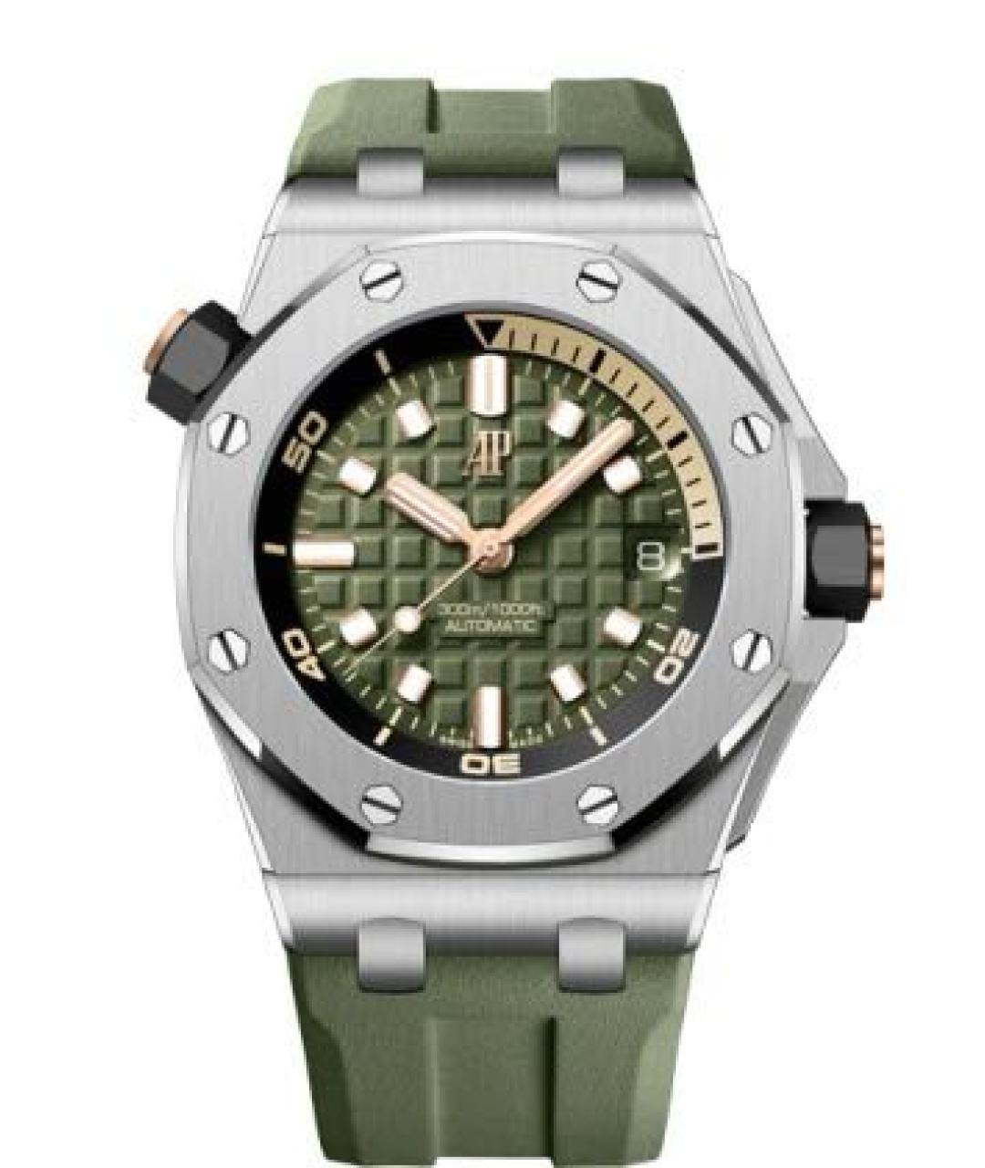 Audemars Piguet Зеленые стальные часы, фото 2