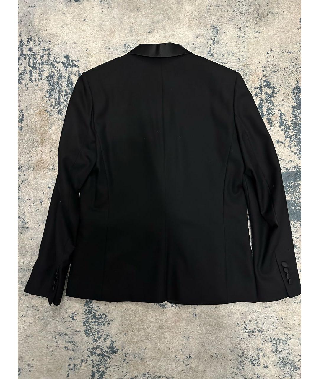 SANDRO Черный шерстяной жакет/пиджак, фото 2