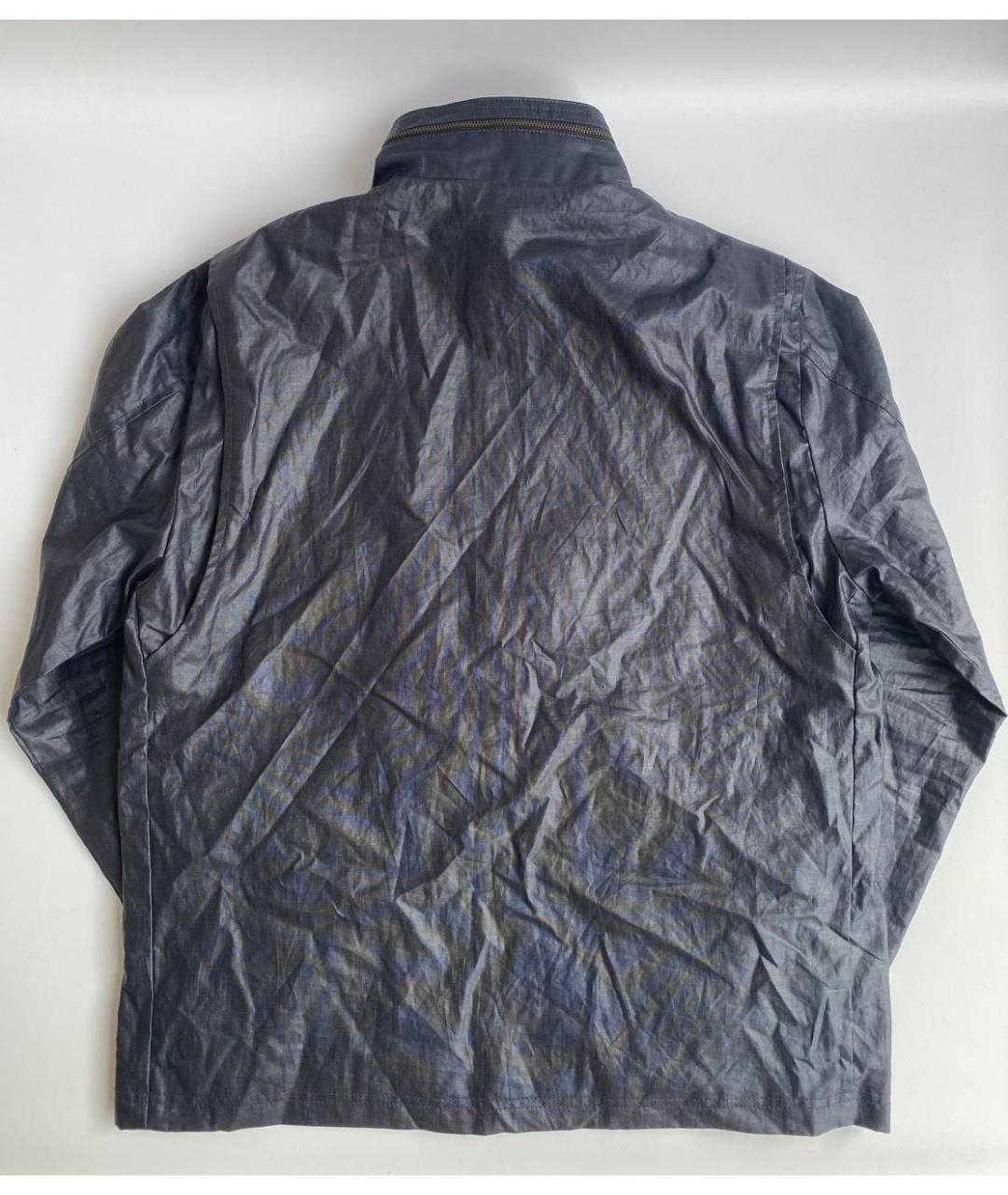 JOHN VARVATOS Темно-синяя вискозная куртка, фото 2