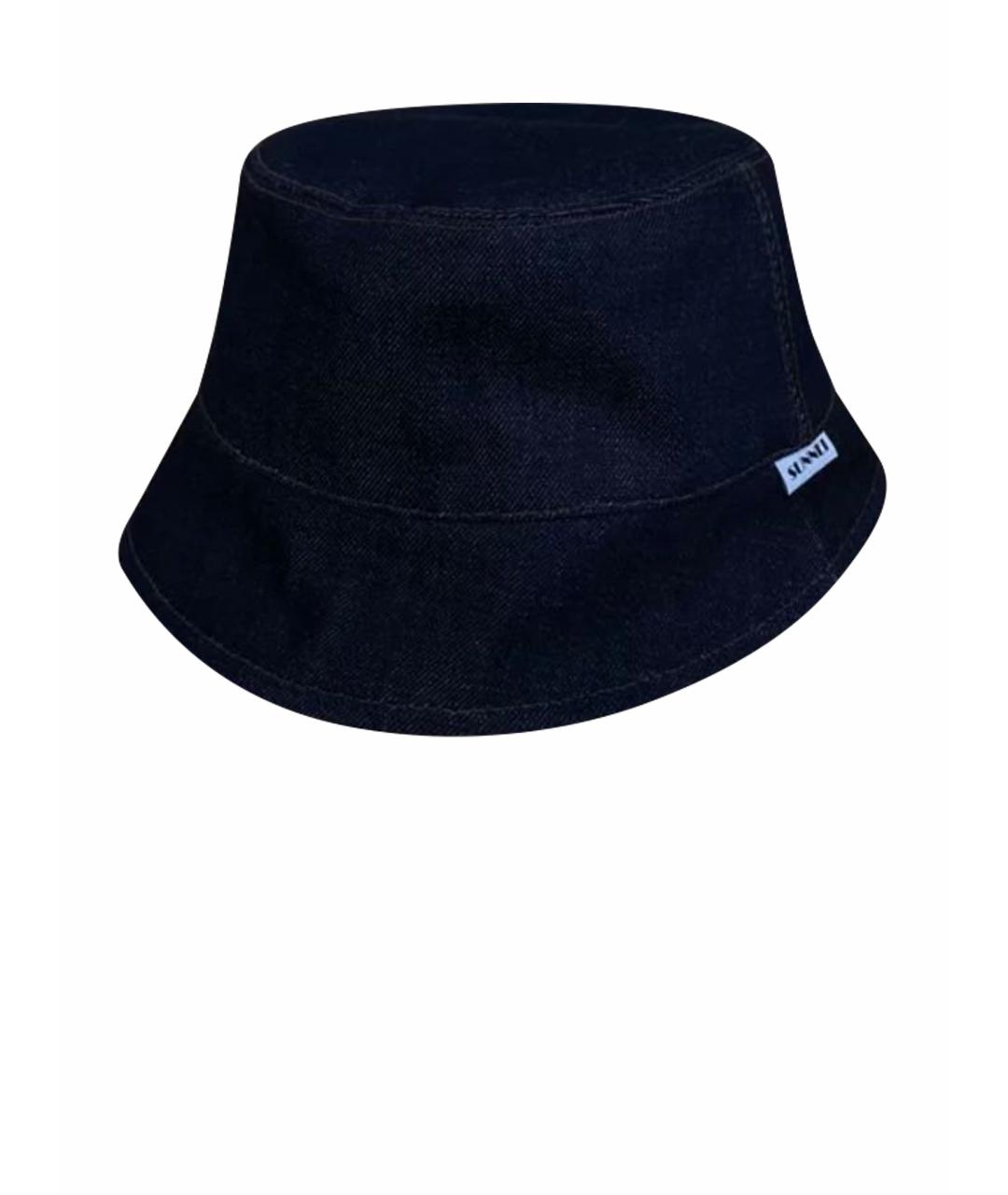 SUNNEI Темно-синяя хлопковая шляпа, фото 1