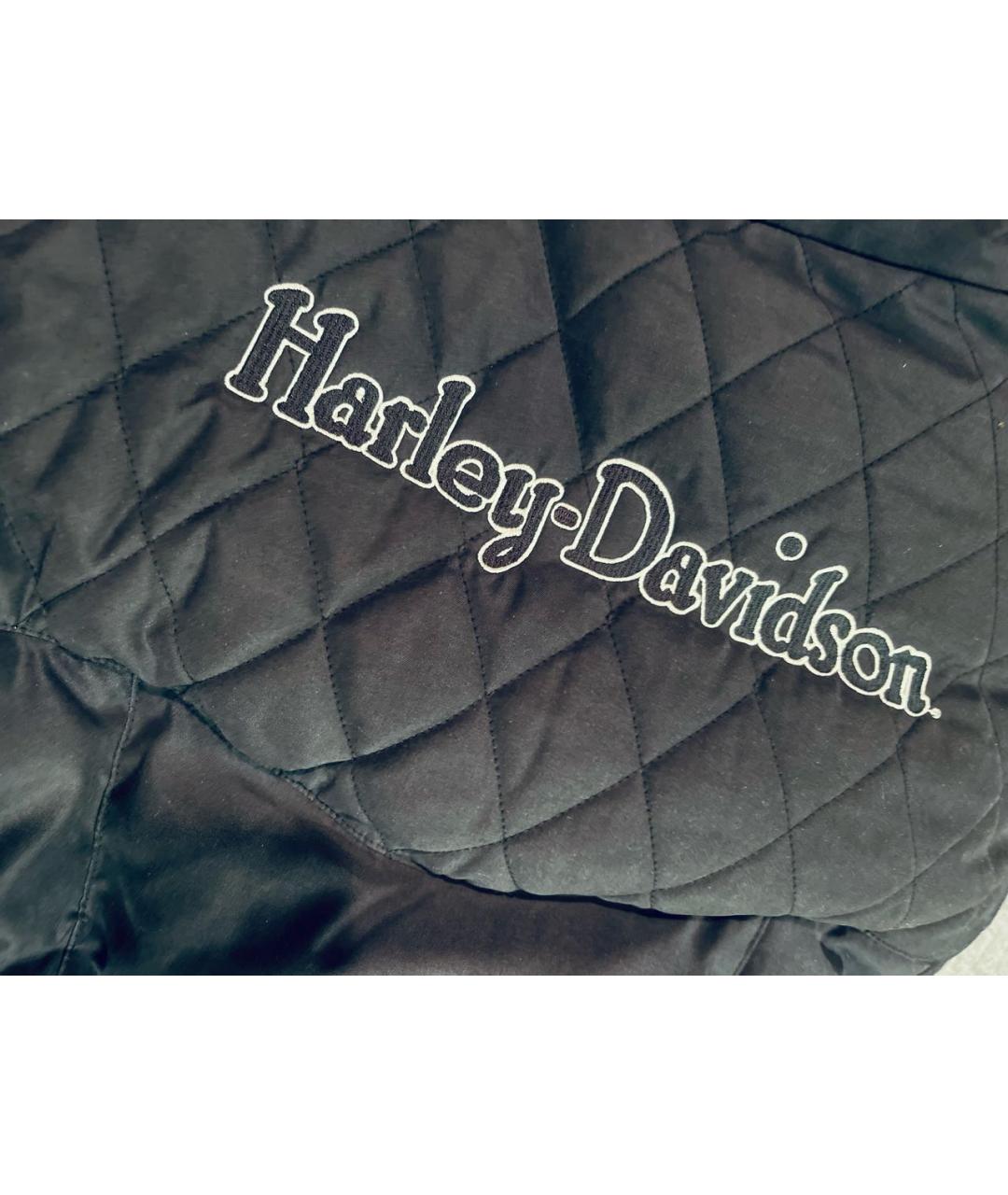 Harley Davidson Черная хлопковая куртка, фото 4
