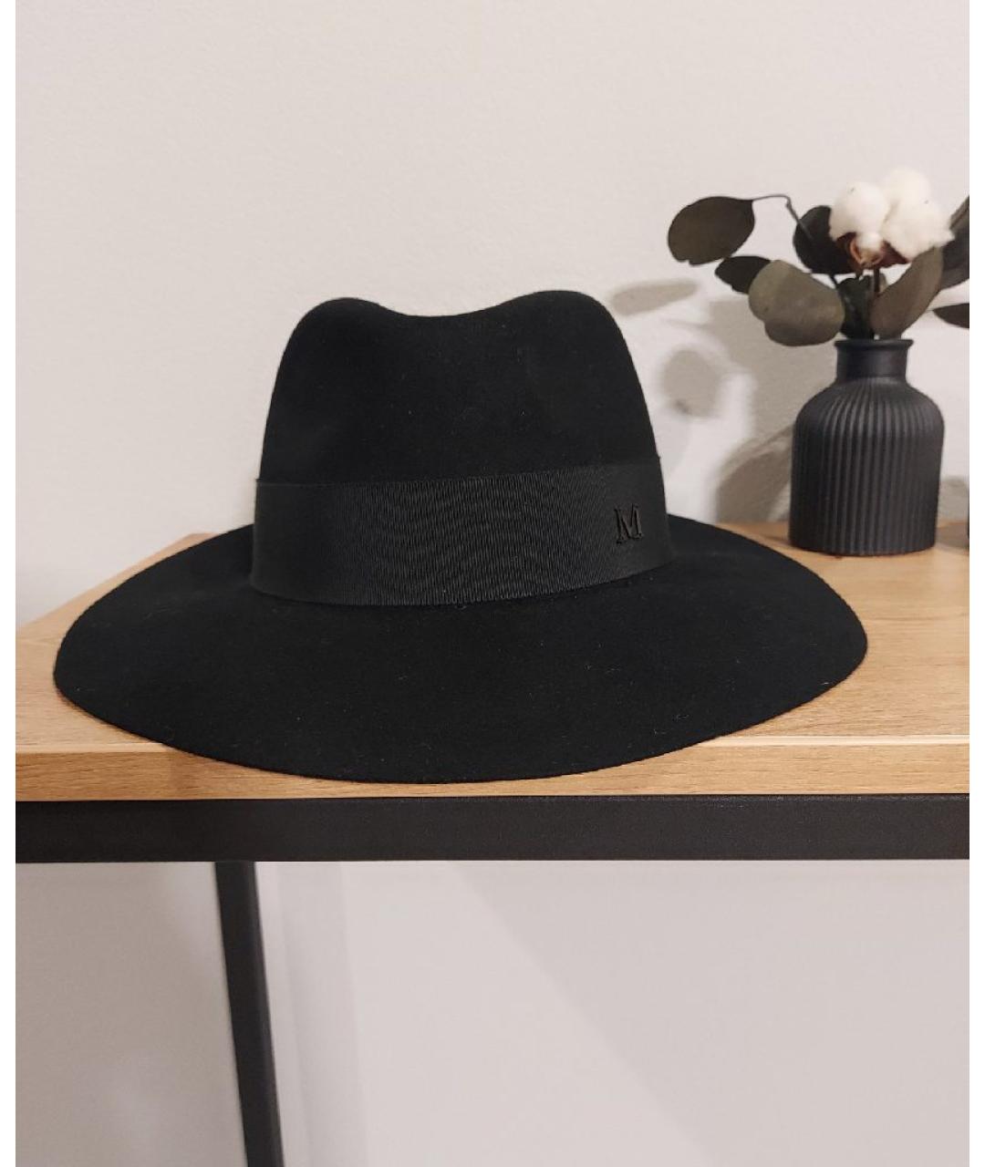 MAISON MICHEL Черная шляпа, фото 6