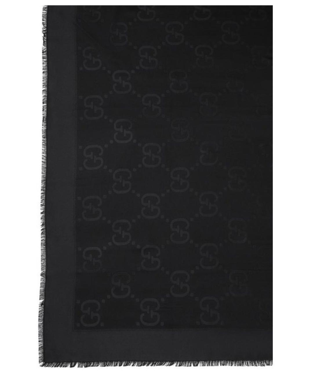 GUCCI Черный платок, фото 8