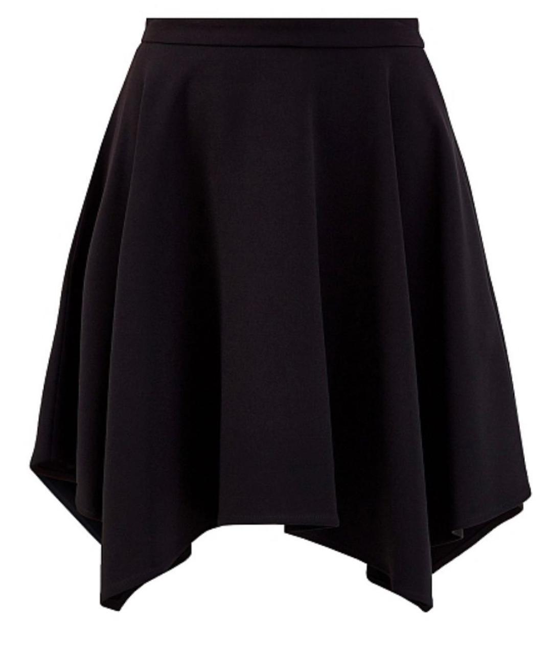 STELLA MCCARTNEY Черная вискозная юбка мини, фото 8