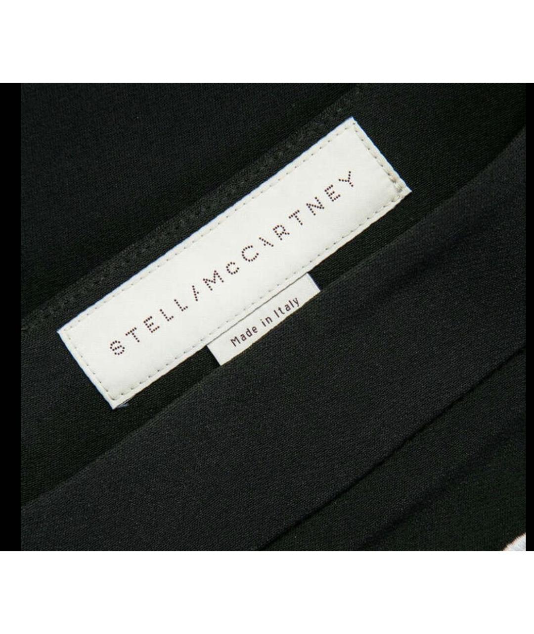 STELLA MCCARTNEY Черная вискозная юбка мини, фото 3