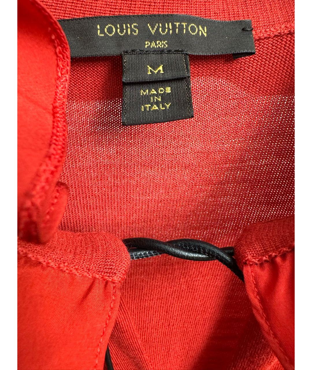 LOUIS VUITTON PRE-OWNED Красная шерстяная блузы, фото 3