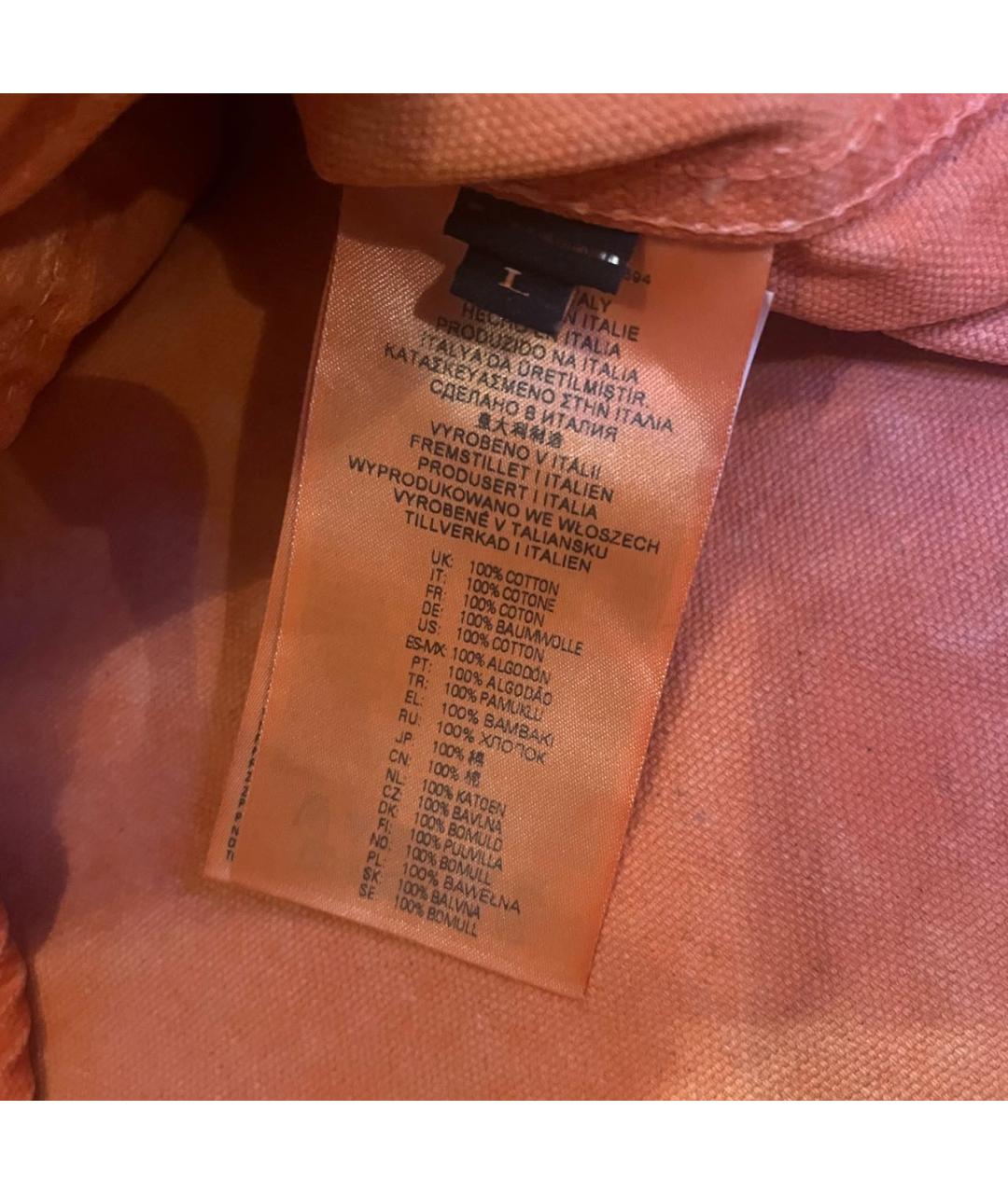 DIESEL Оранжевая хлопковая куртка, фото 3