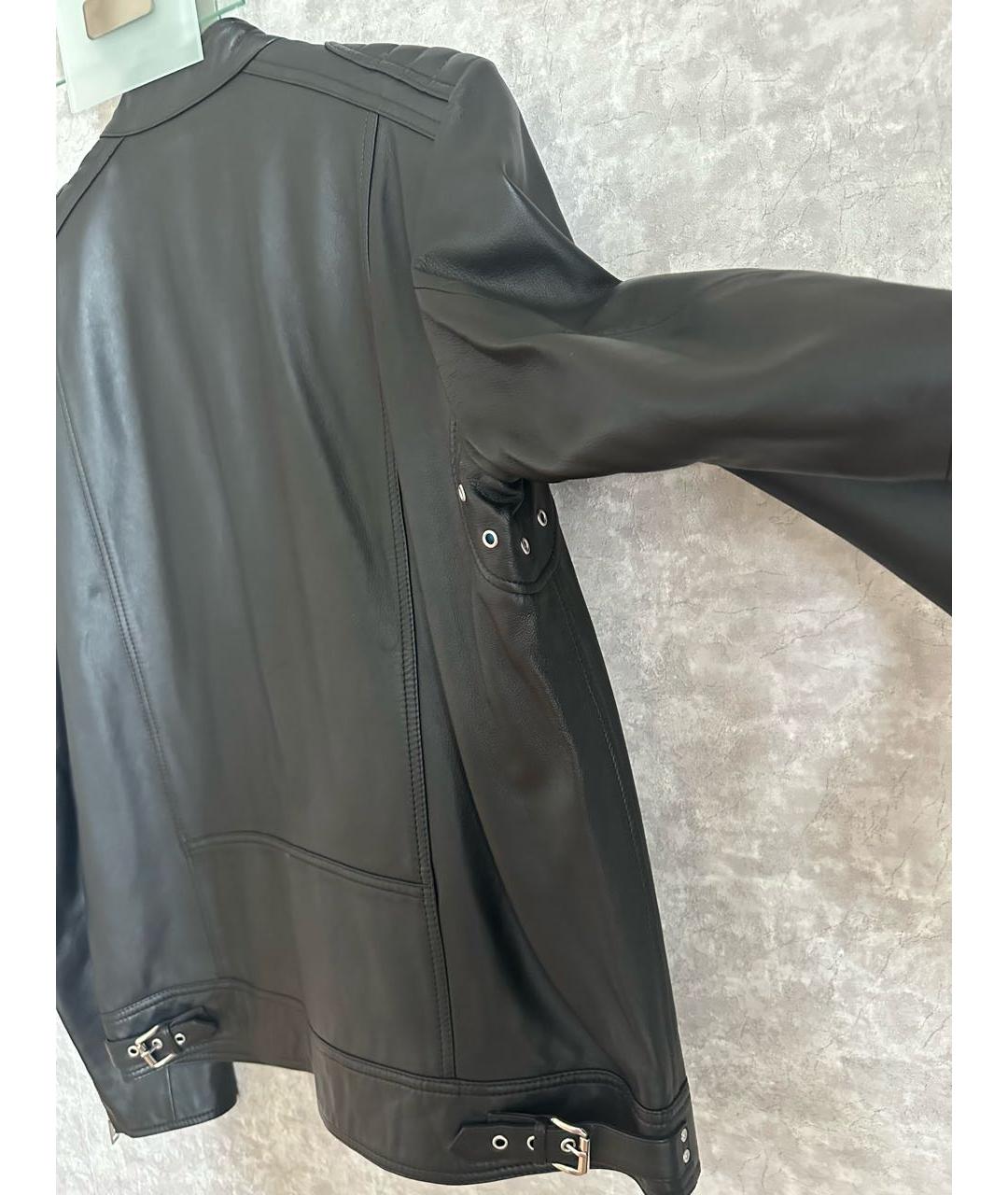 DIESEL Черная кожаная куртка, фото 6