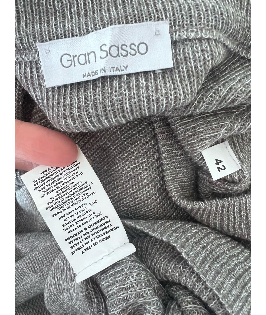 GRAN SASSO Серый джемпер / свитер, фото 3