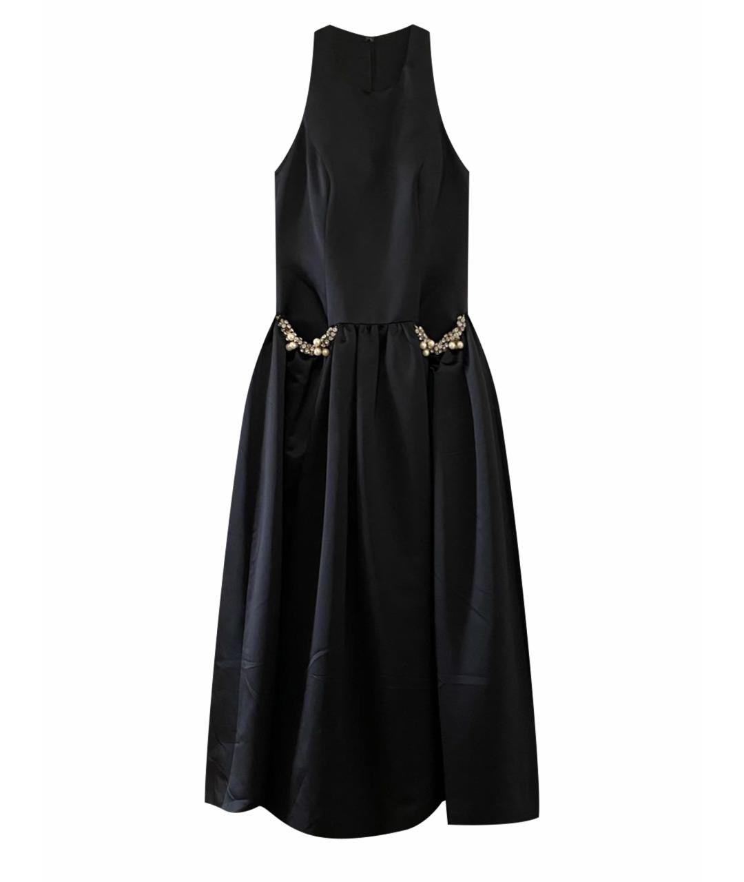JOVANI Черное полиэстеровое вечернее платье, фото 1