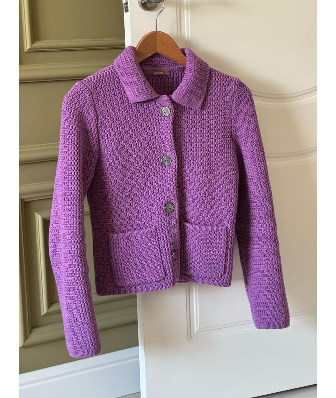 12 STOREEZ Фиолетовый хлопковый жакет/пиджак, фото 6