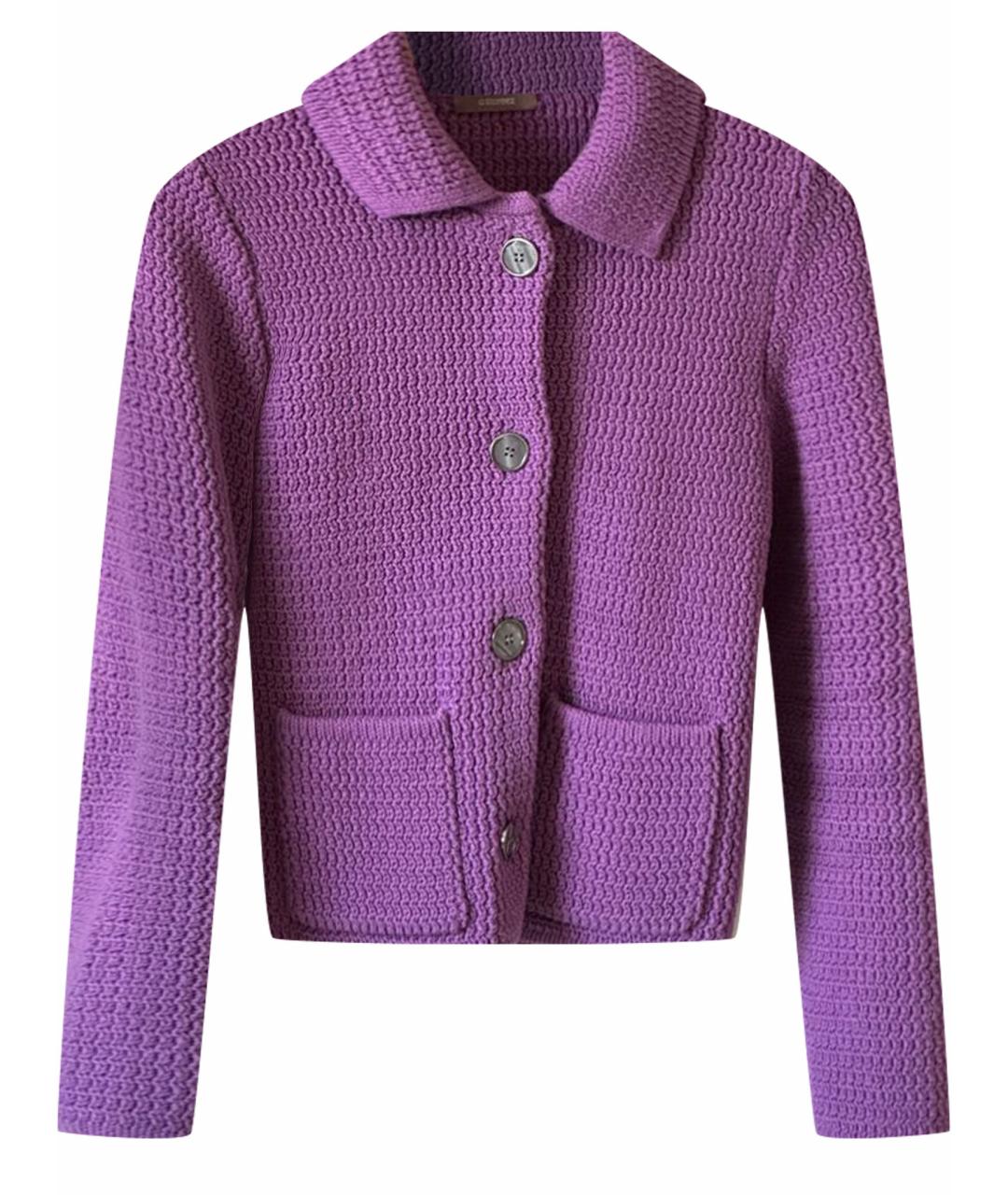 12 STOREEZ Фиолетовый хлопковый жакет/пиджак, фото 1