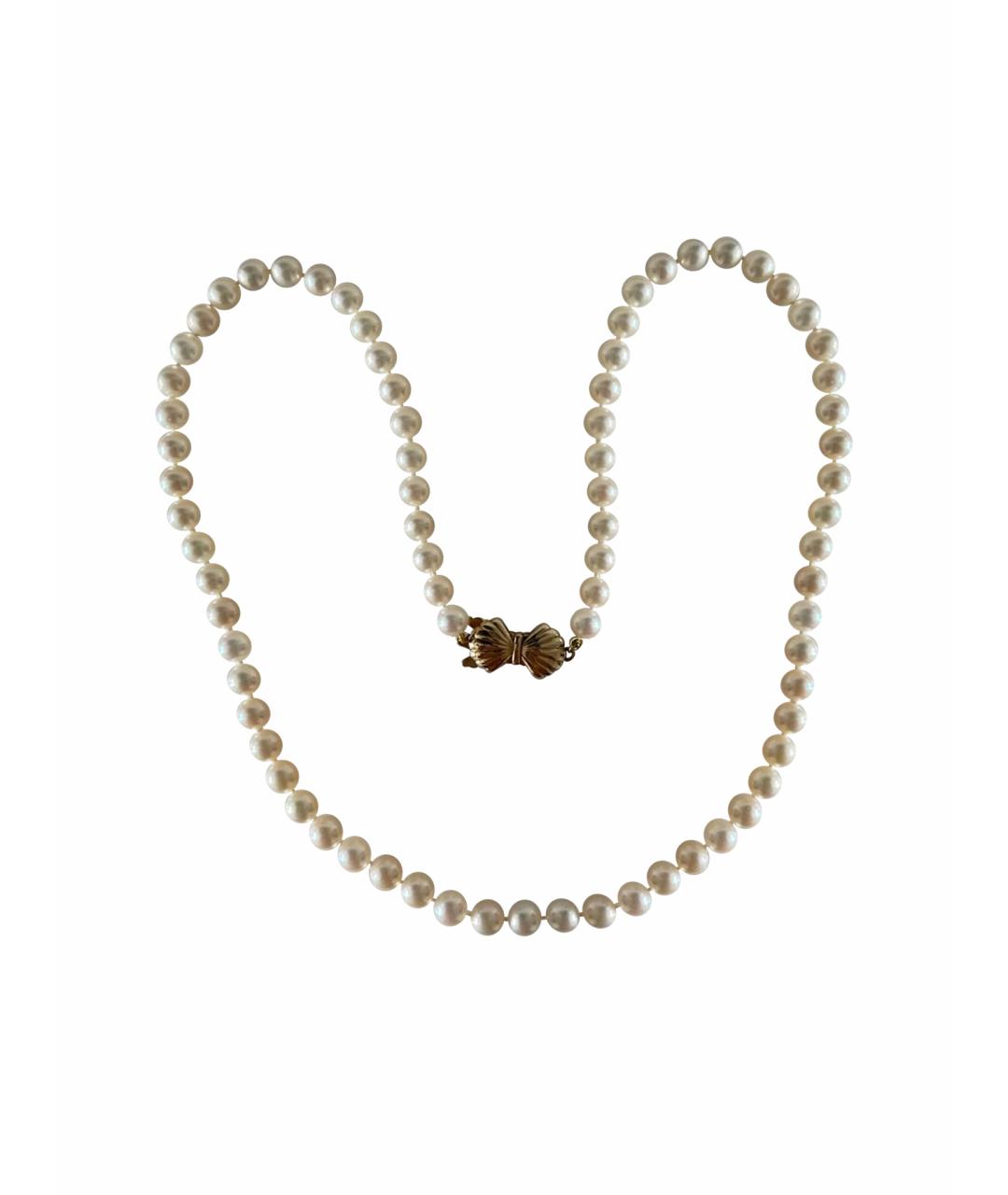Mikimoto Белое жемчужное колье, фото 1