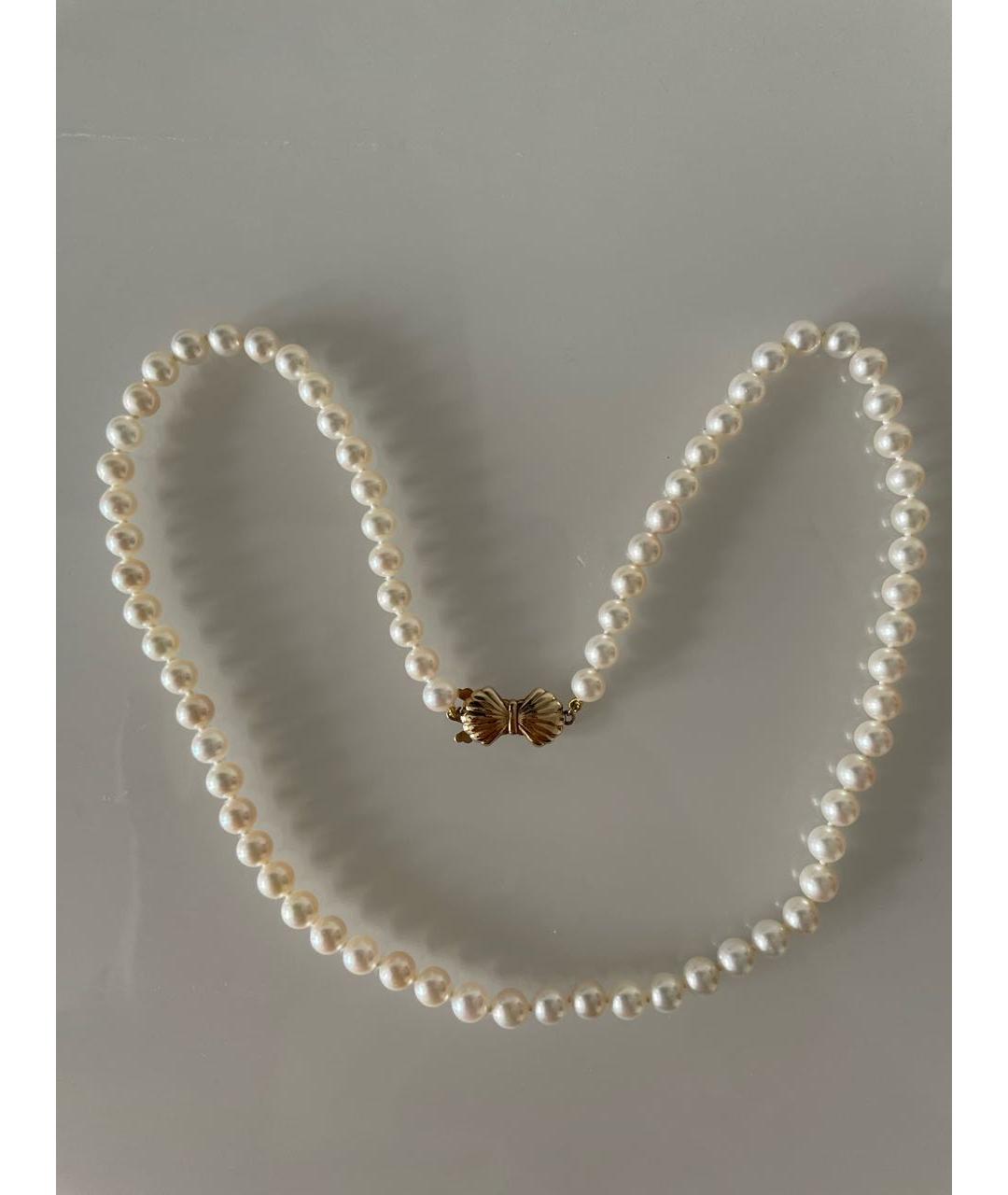 Mikimoto Белое жемчужное колье, фото 6