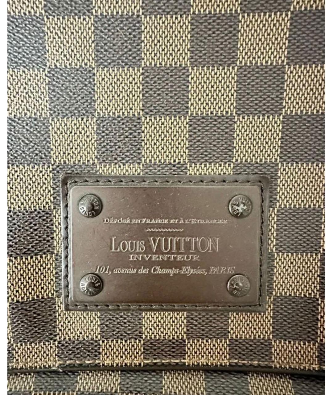 LOUIS VUITTON Коричневая сумка на плечо, фото 6