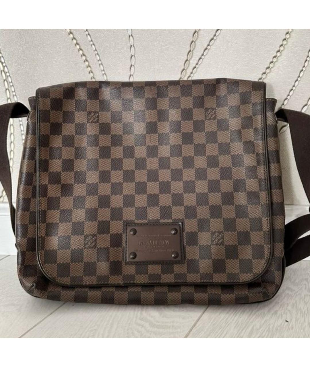 LOUIS VUITTON Коричневая сумка на плечо, фото 7