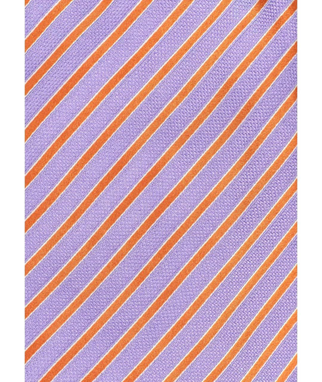 CANALI Фиолетовый шелковый галстук, фото 4